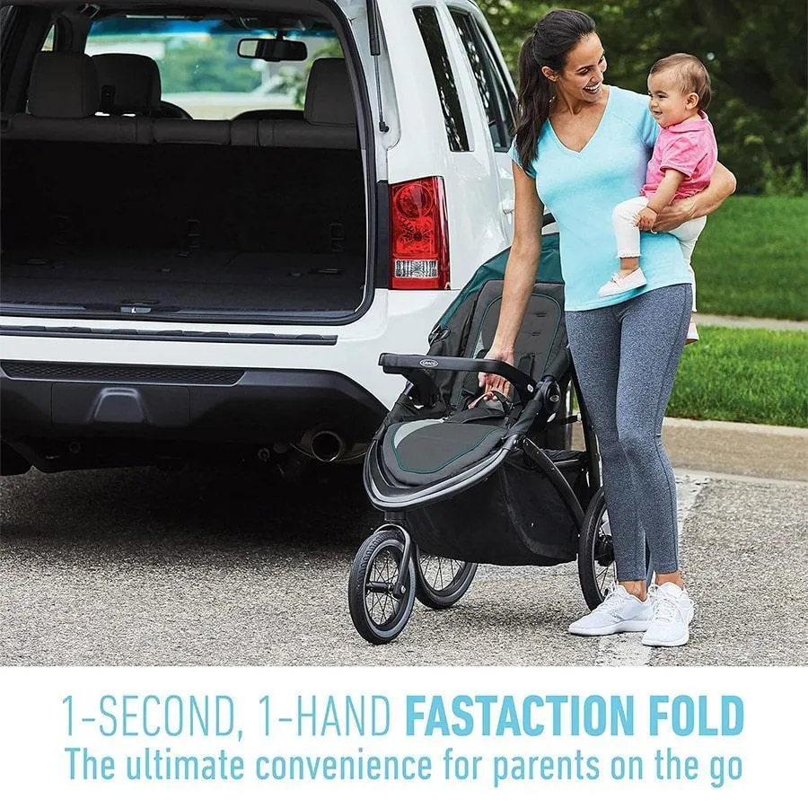Graco FastAction Jogger LX Travel System Baby Stroller and Car Seat Combo - Mansfield