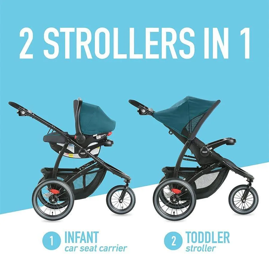 Graco FastAction Jogger LX Travel System Baby Stroller and Car Seat Combo - Mansfield