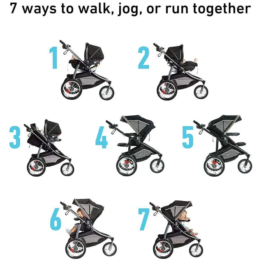 Graco Modes Jogger 2.0 Travel System Baby Stroller and Car Seat Combo