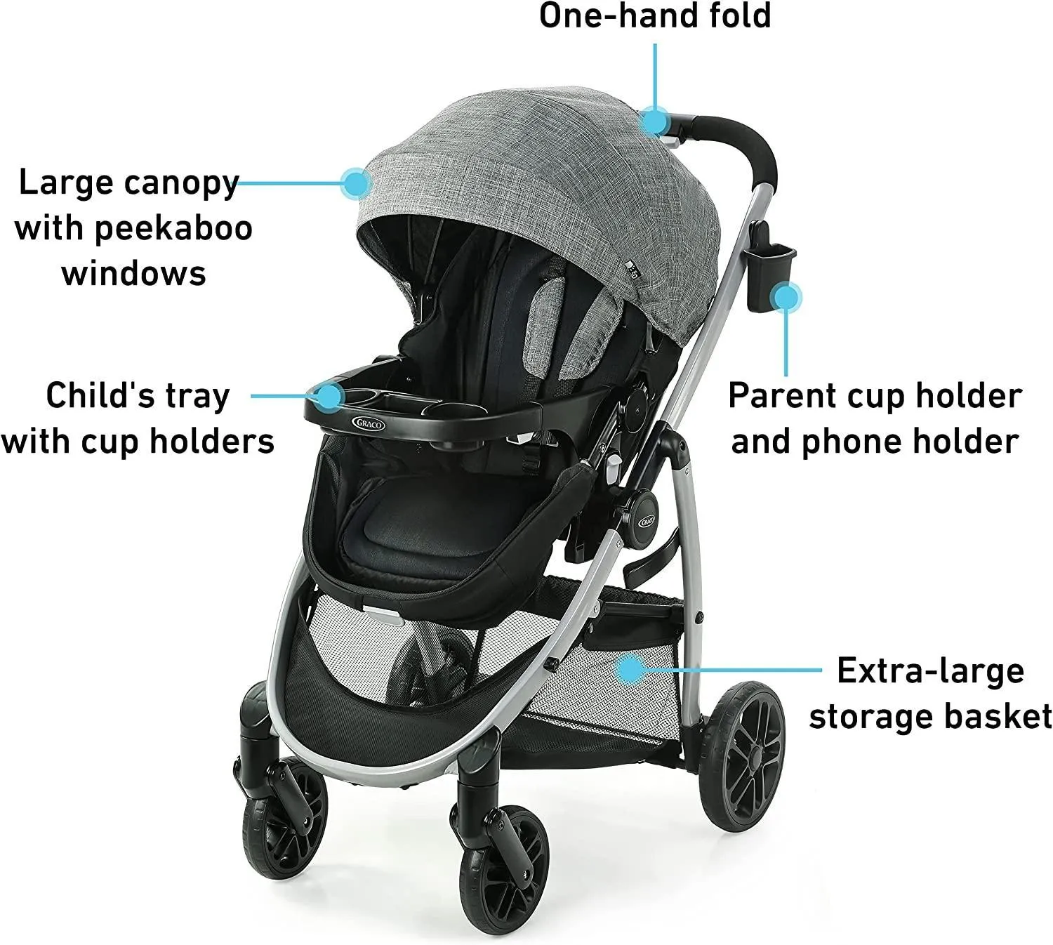 Graco Modes Pramette Travel System - Huron