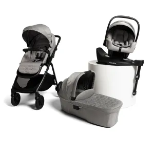 Graco Near2Me DLX Trio (Pushchair, Carrycot, Snuglite & Snugturn) - Ash/Black