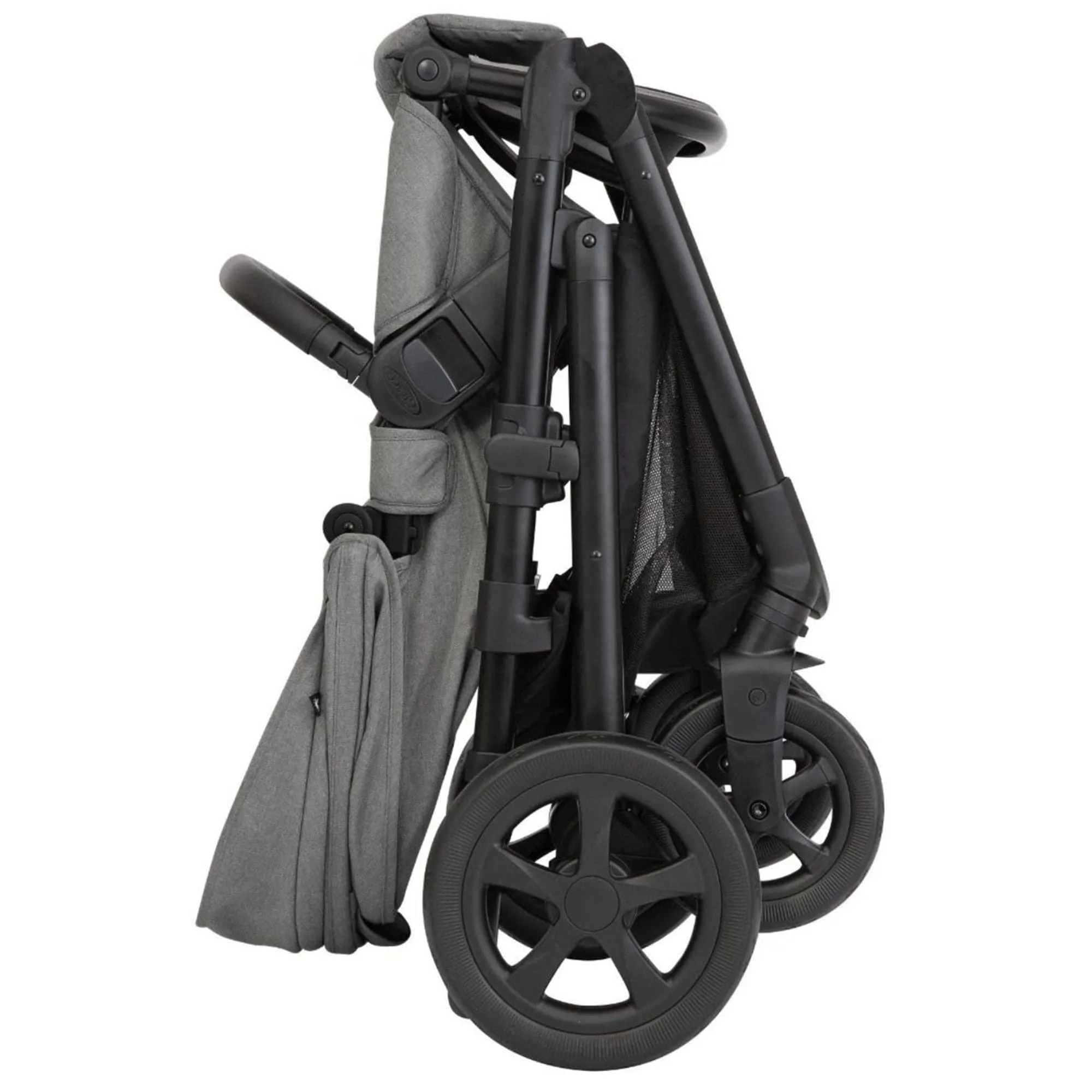 Graco Near2Me DLX Trio (Pushchair, Carrycot, Snuglite & Snugturn) - Ash/Black