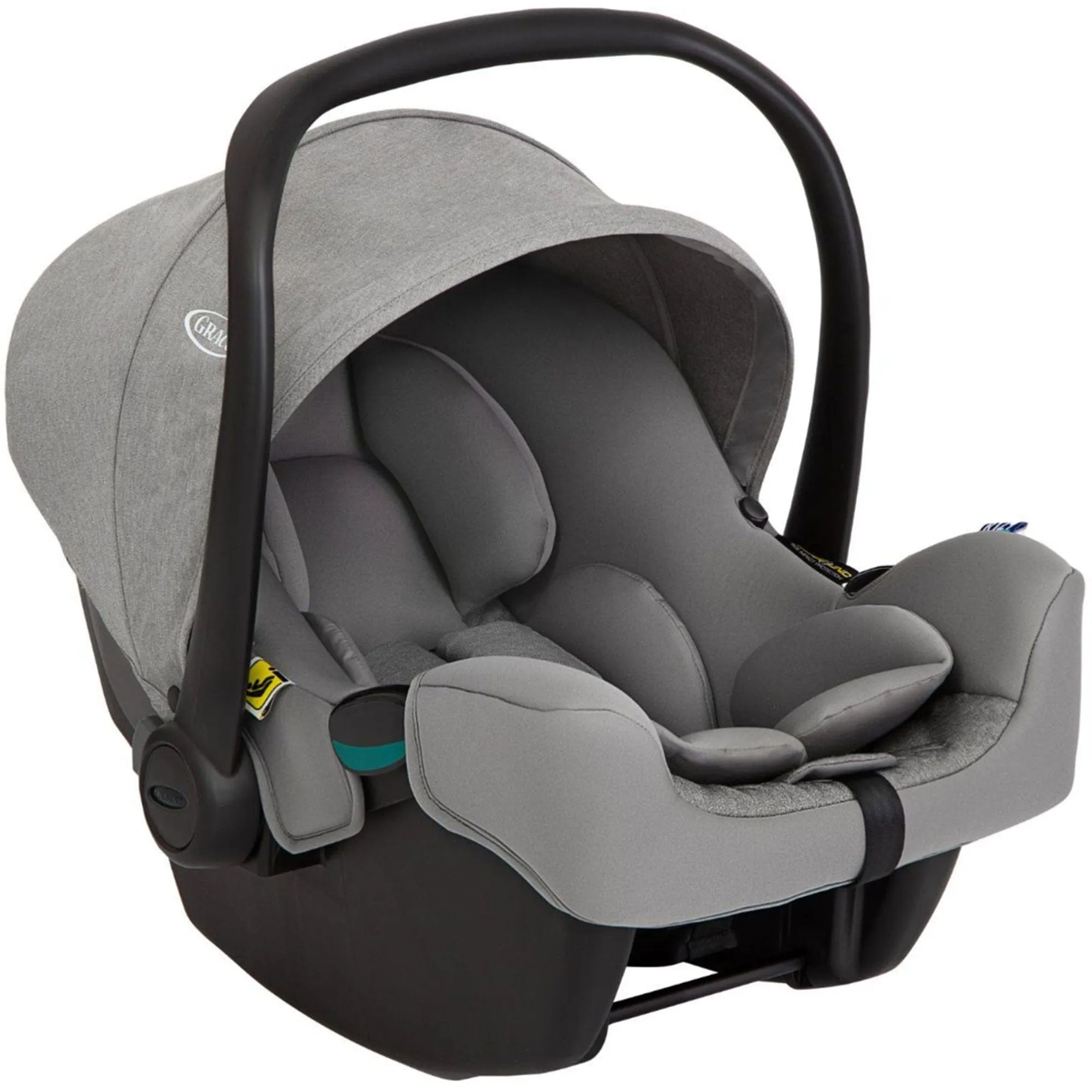 Graco Near2Me DLX Trio (Pushchair, Carrycot, Snuglite & Snugturn) - Ash/Black