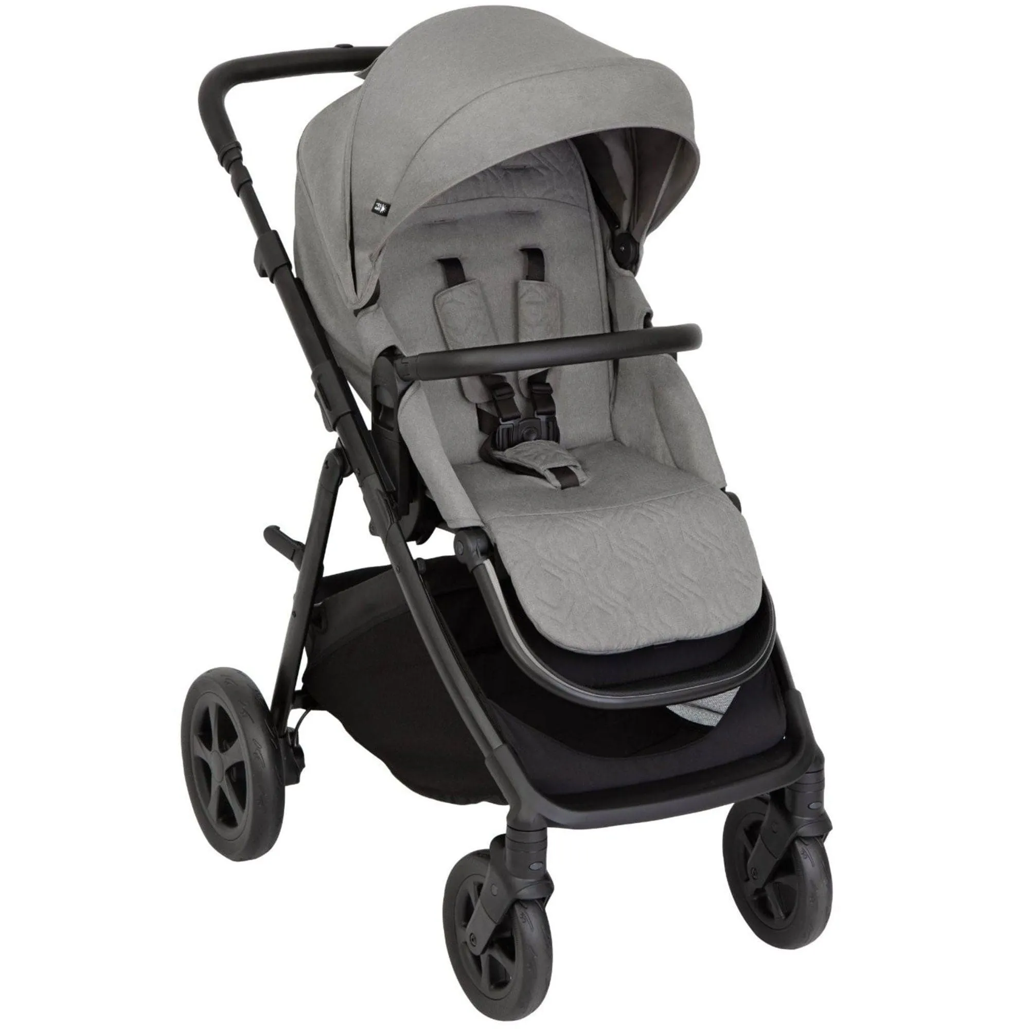 Graco Near2Me DLX Trio (Pushchair, Carrycot, Snuglite & Snugturn) - Ash/Black