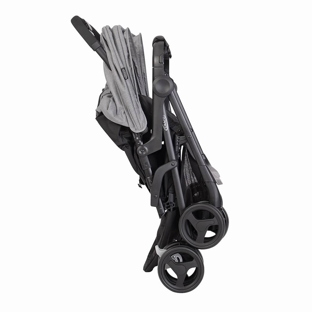 Graco Duorider Double Pushchair With Raincover - Steeple Gray