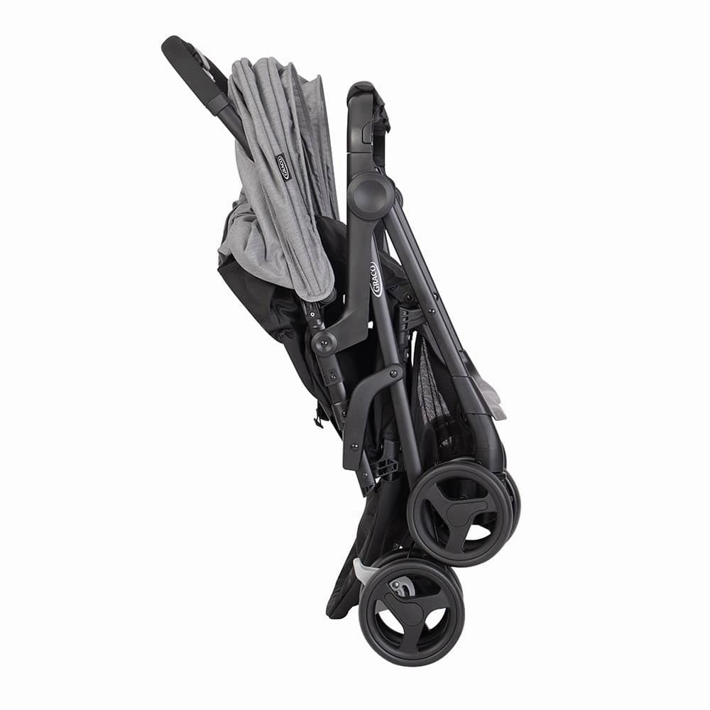 Graco Duorider Double Pushchair With Raincover - Steeple Gray