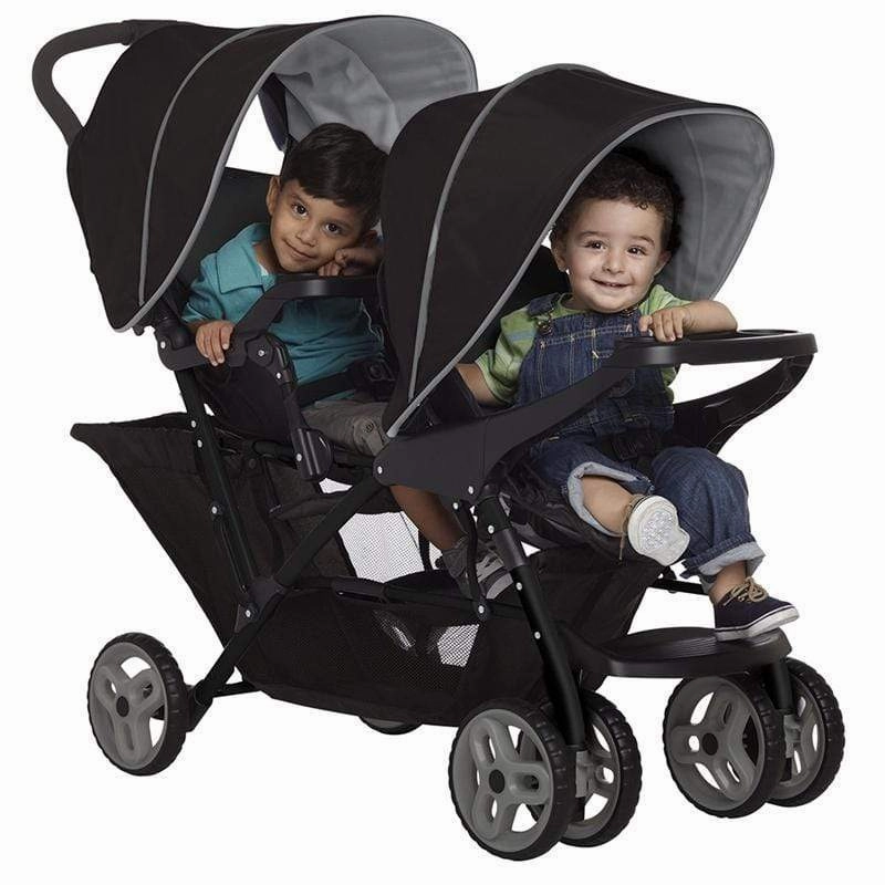 Graco Stadium Duo Tandem Stroller - Black/Grey