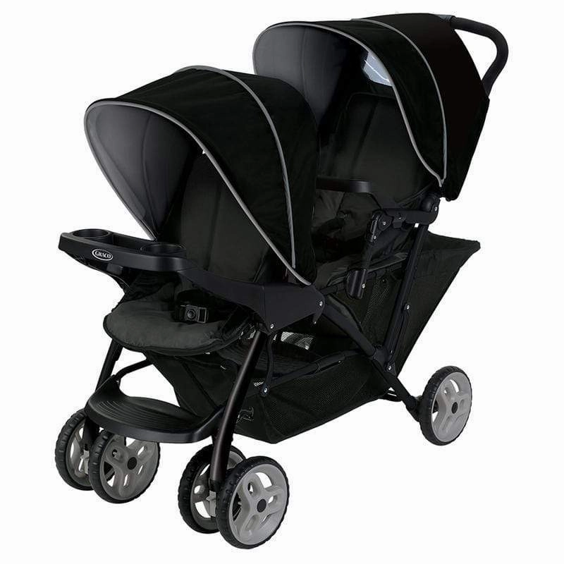 Graco Stadium Duo Tandem Stroller - Black/Grey