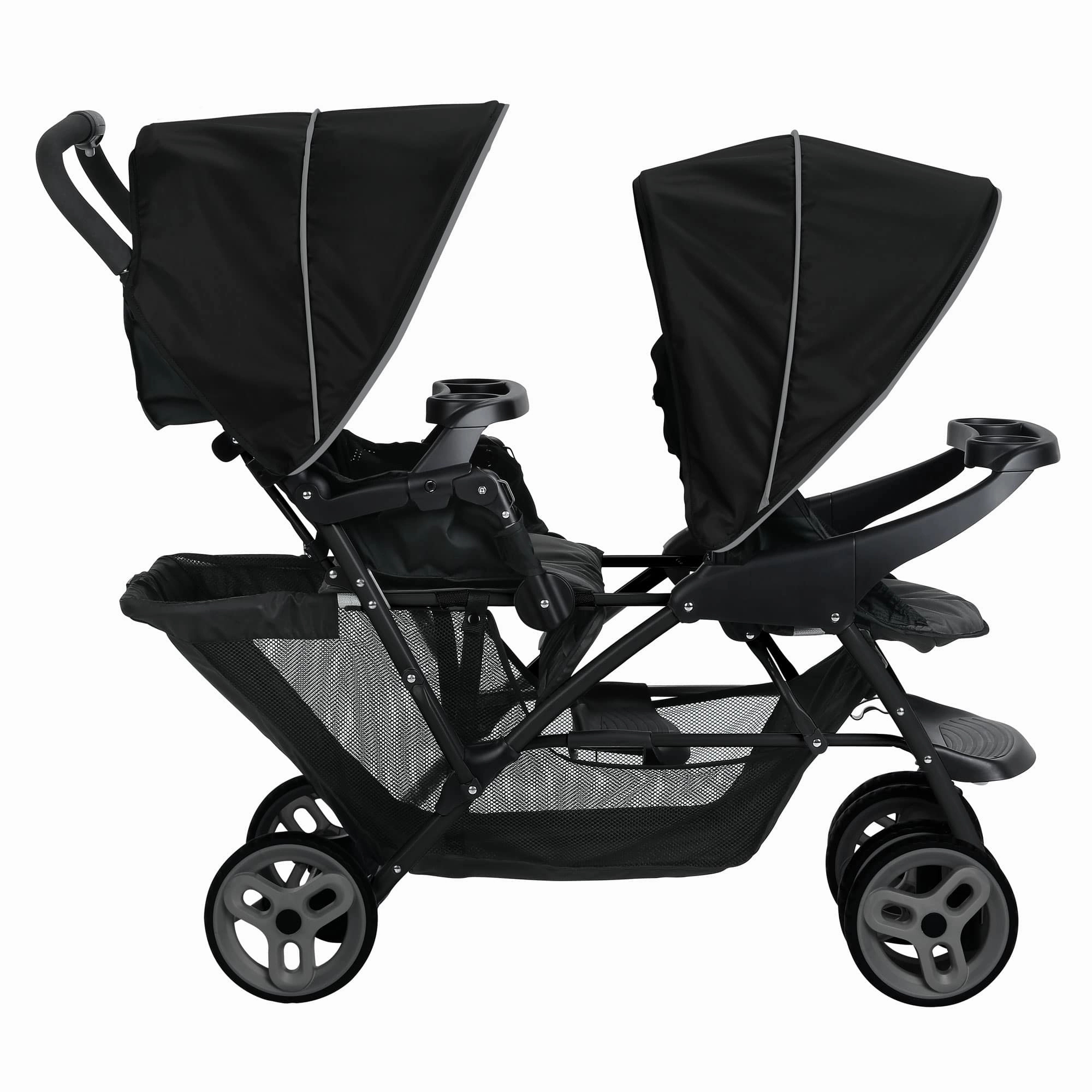 Graco Stadium Duo Tandem Stroller - Black/Grey