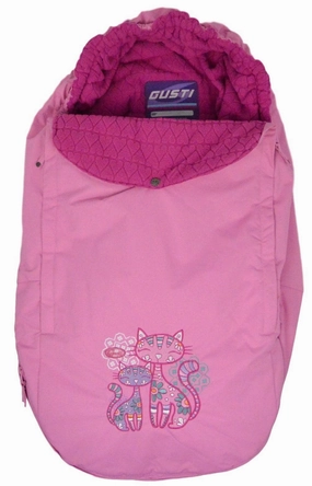 Gusti Winter Car Seat & Stroller Cover - Pink