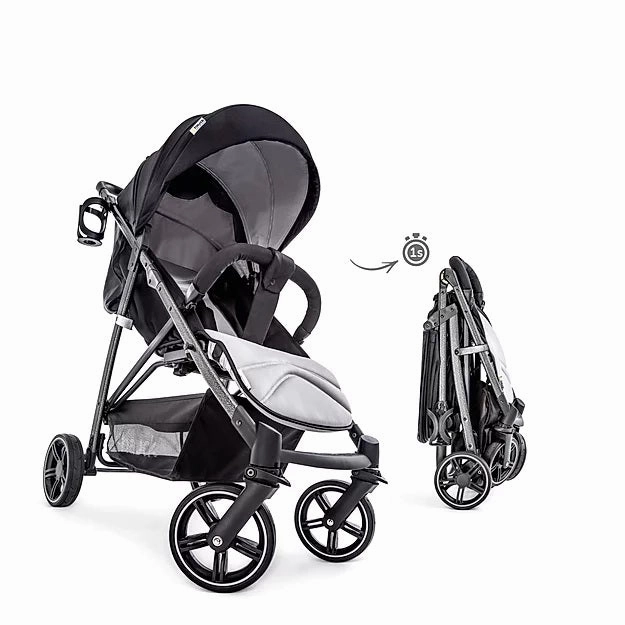 Hauck Rapid 4S Stroller (Black): Multi-Terrain, Travel System, One-Hand Fold