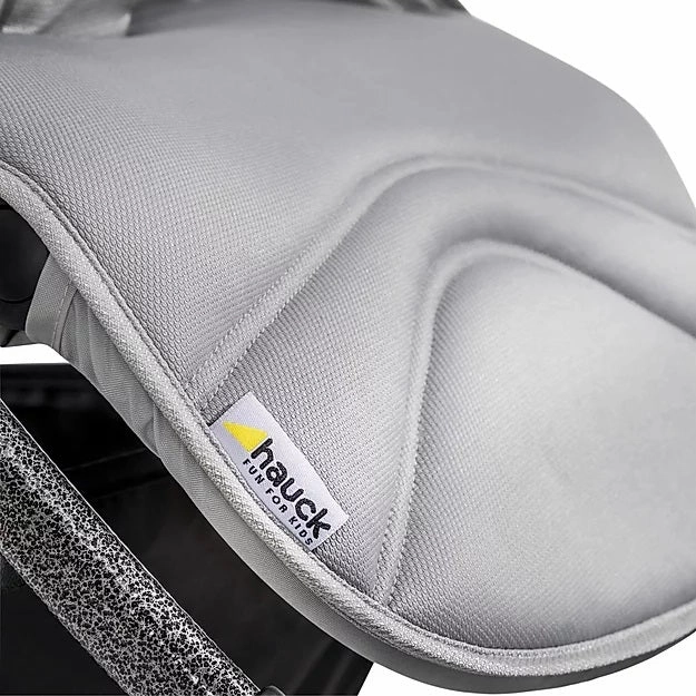 Hauck Rapid 4S Stroller (Lunar Stone): Multi-Terrain, Travel System, One-Hand Fold