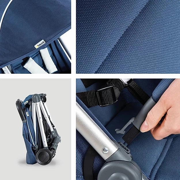 Hauck Swift Plus Stroller (Blue): Lightweight, One-Hand Fold