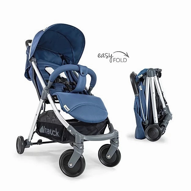 Hauck Swift Plus Stroller (Blue): Lightweight, One-Hand Fold