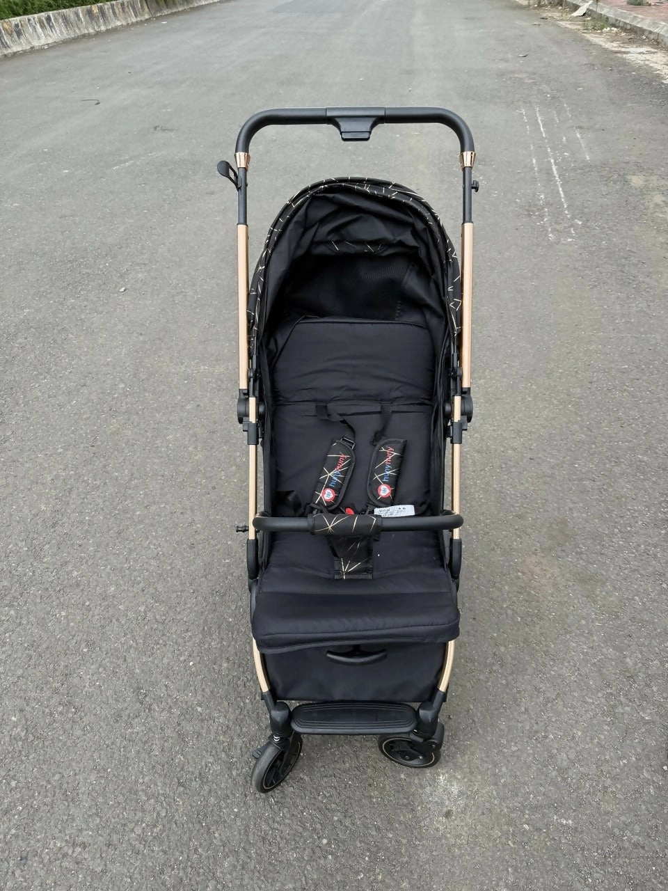 HUNY HUNY - Compact Flight Friendly One Touch Fold-Unfold Stroller/Pram