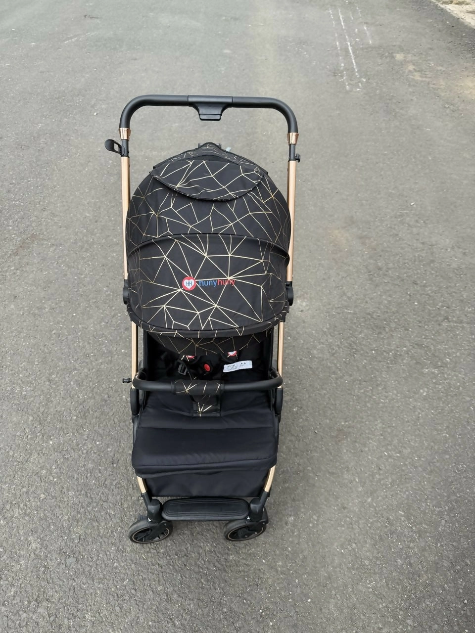 HUNY HUNY - Compact Flight Friendly One Touch Fold-Unfold Stroller/Pram