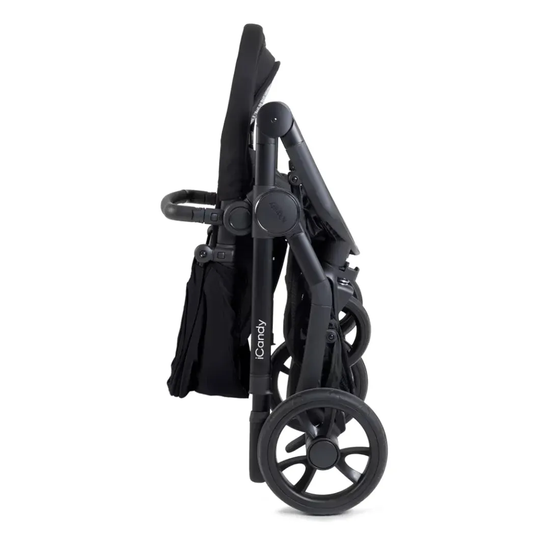 iCandy Orange 4 Double Pushchair Bundle - Black Edition