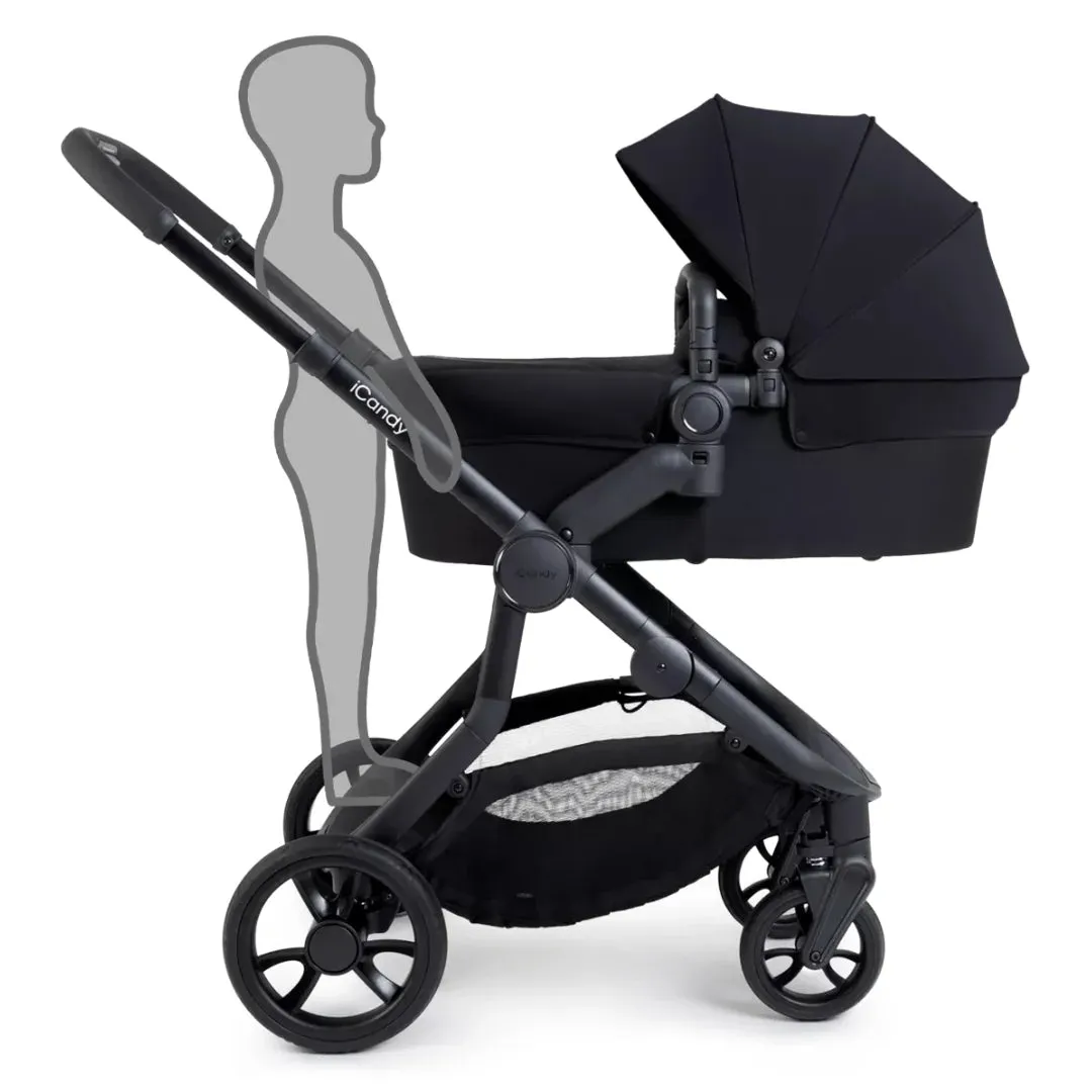 iCandy Orange 4 Double Pushchair Bundle - Black Edition