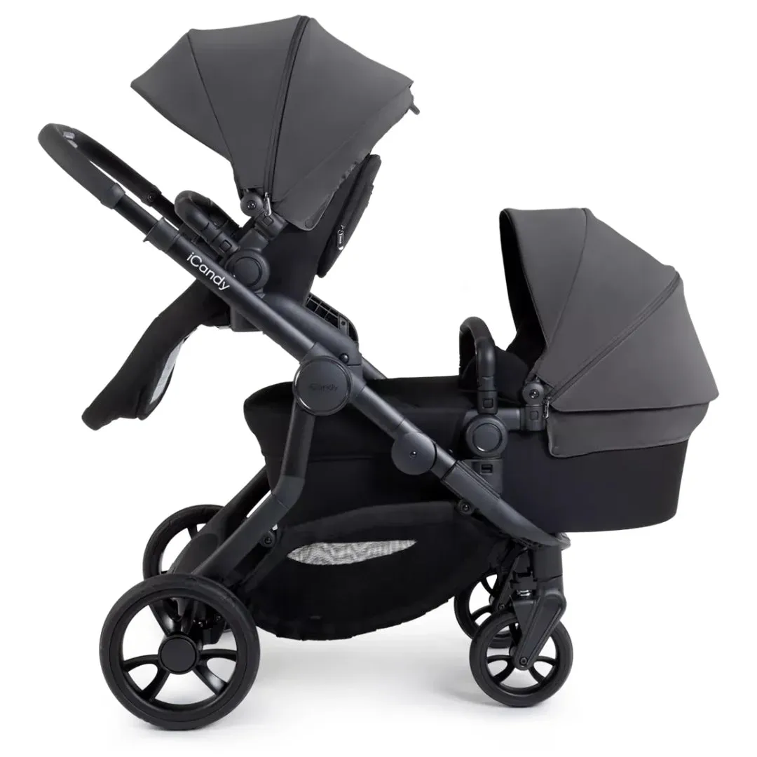 iCandy Orange 4 Double Pushchair Bundle - Fossil