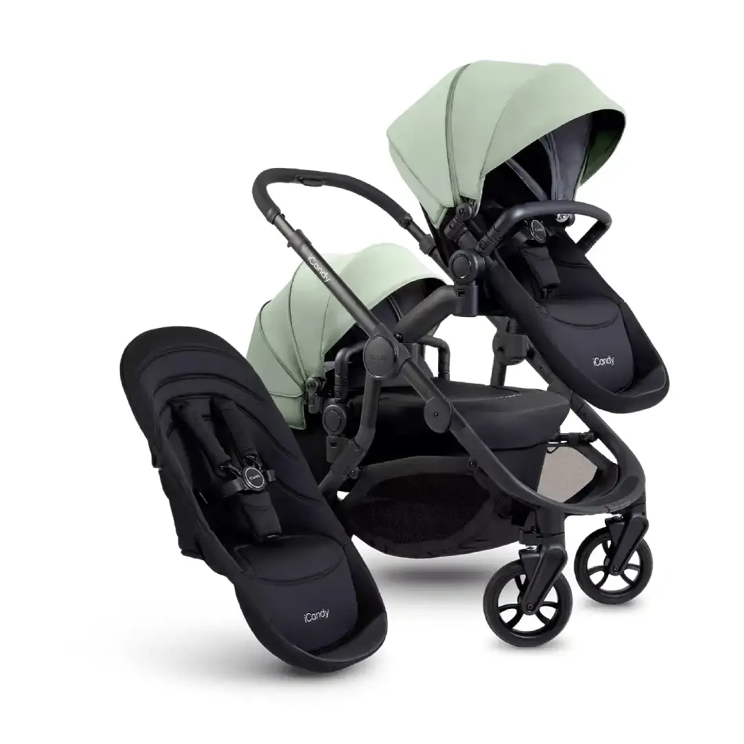 iCandy Orange 4 Double Pushchair Bundle - Pistachio