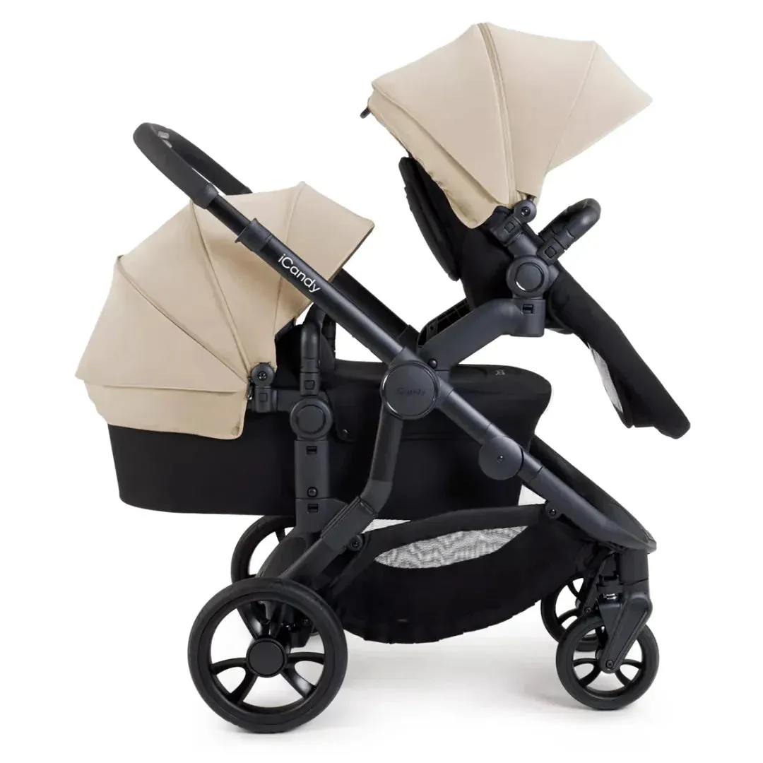 iCandy Orange 4 Single Pushchair Bundle - Latte