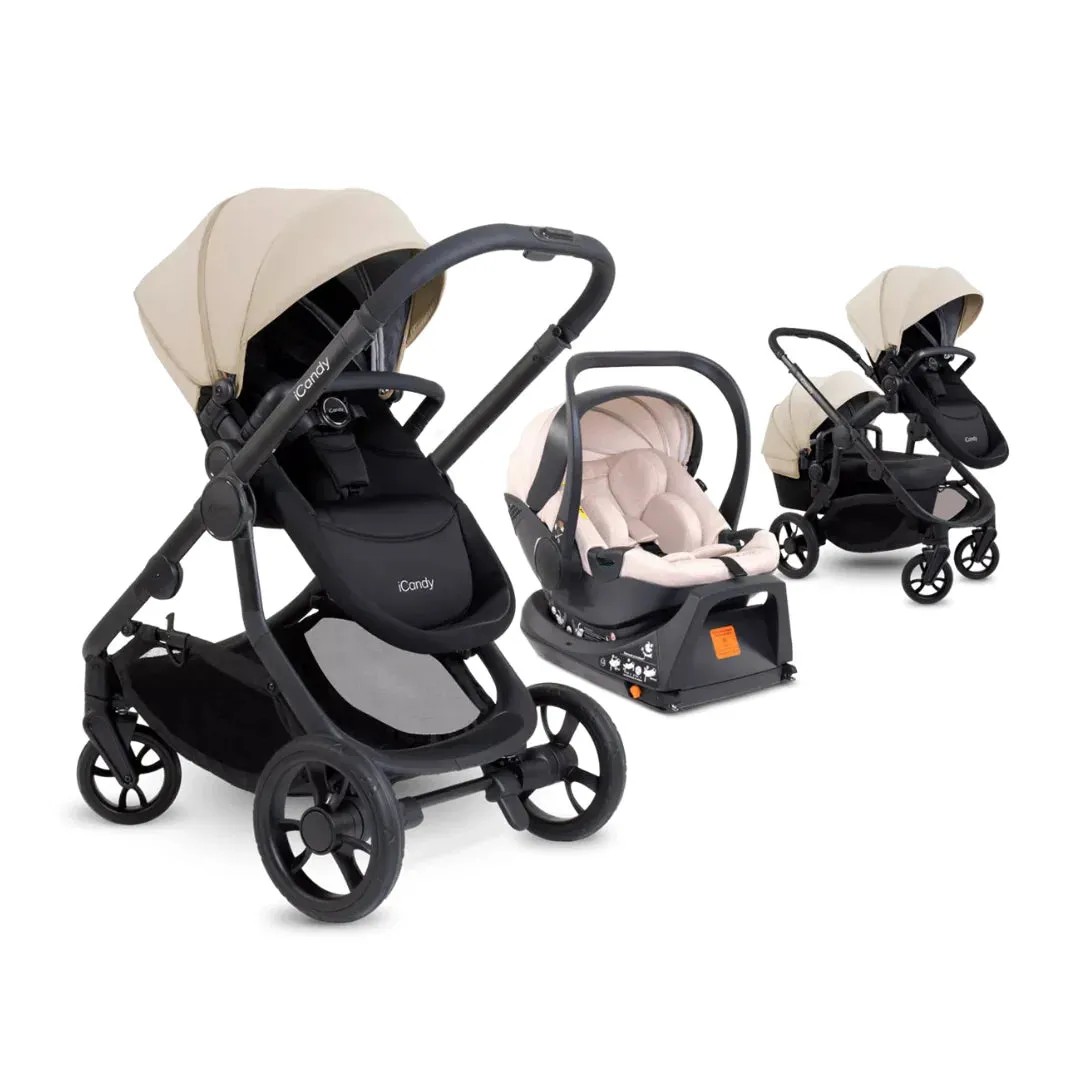 iCandy Orange 4 Travel System & Car Seat - Latte