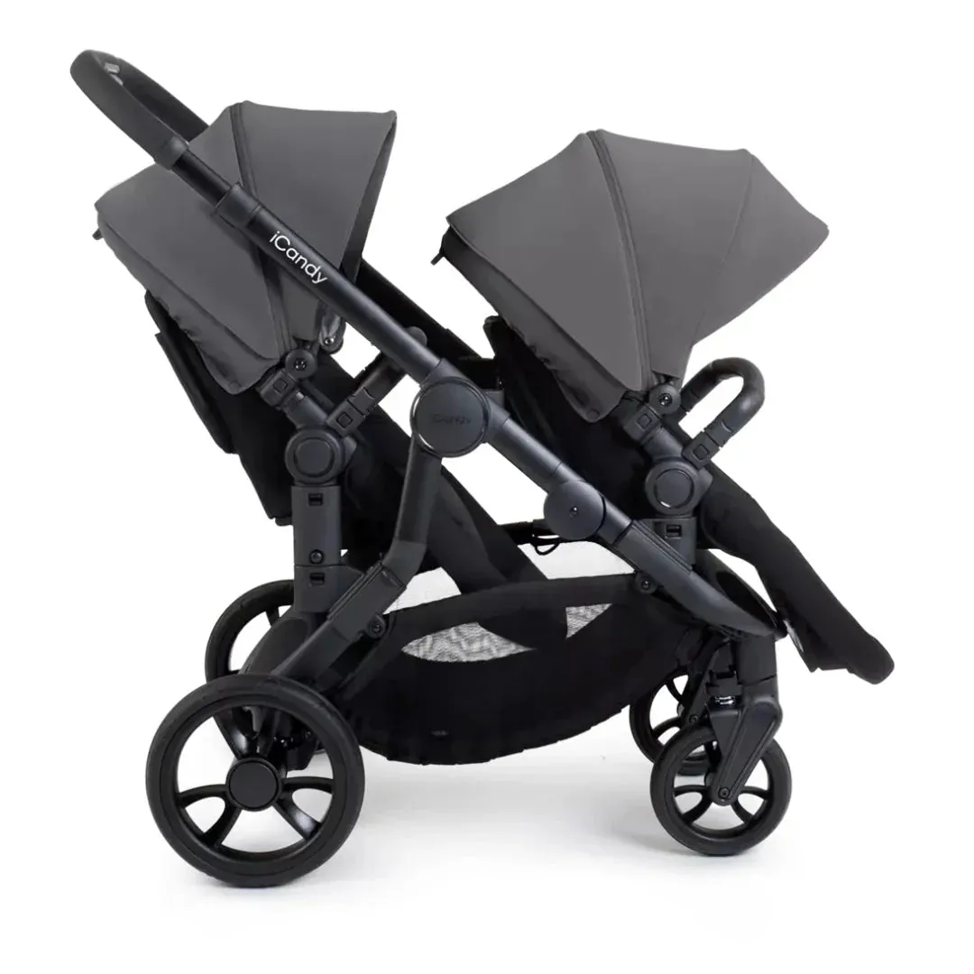 iCandy Orange 4 Twin Pushchair Bundle - Fossil