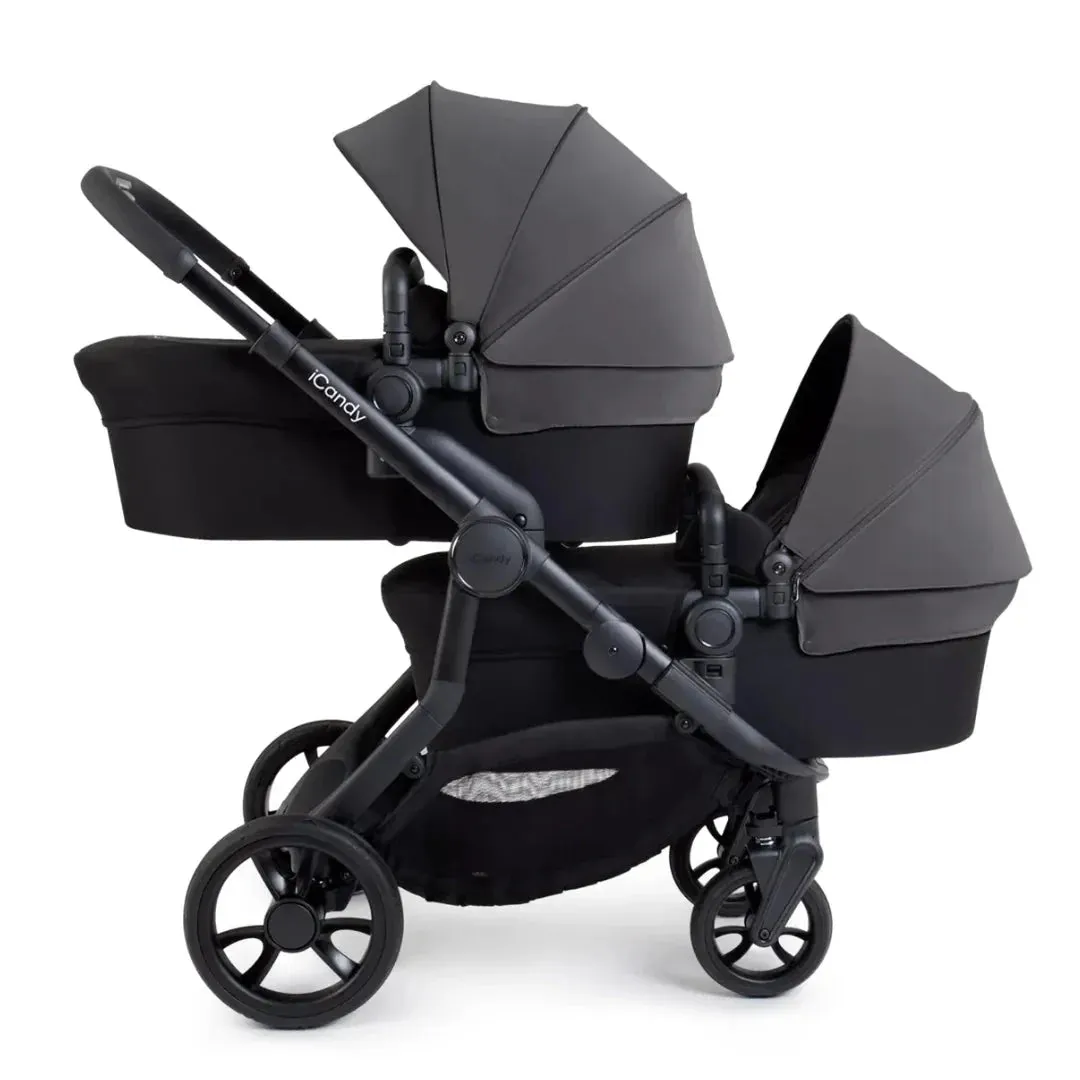 iCandy Orange 4 Twin Pushchair Bundle - Fossil
