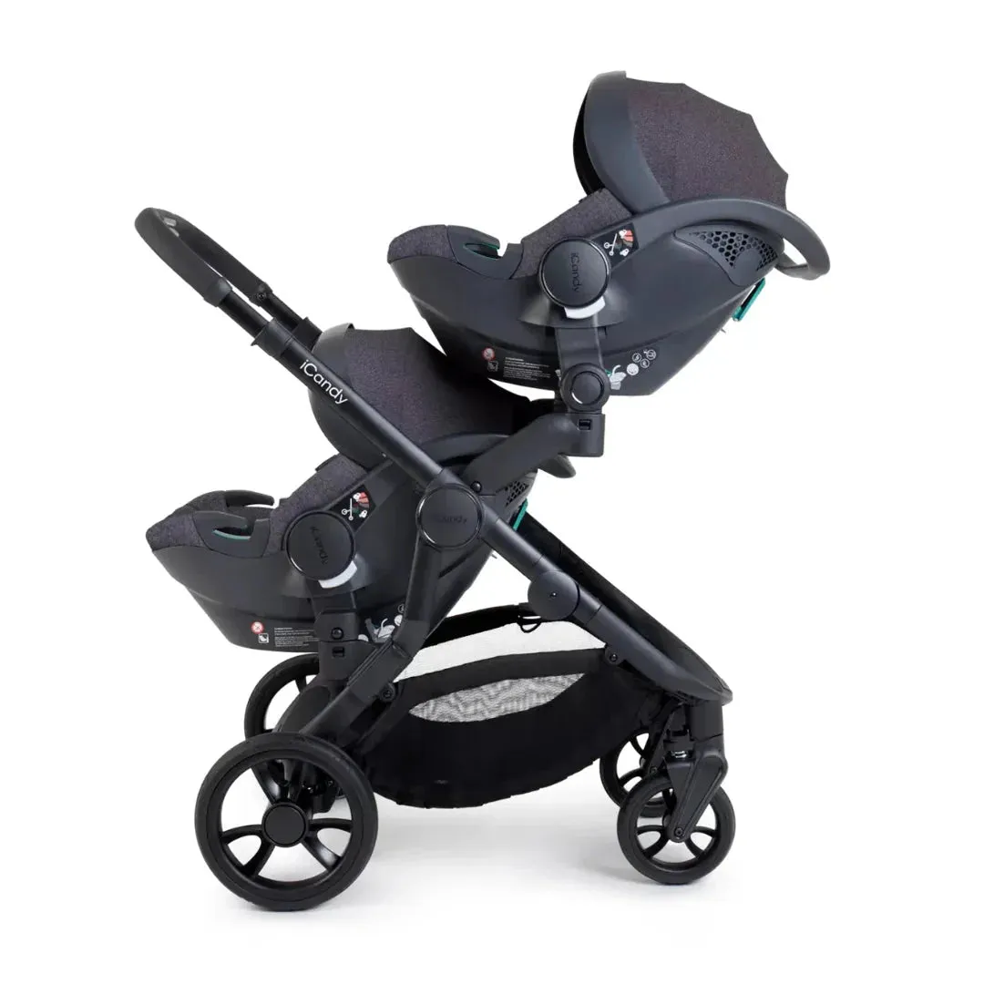 iCandy Orange 4 Twin Pushchair Bundle - Fossil