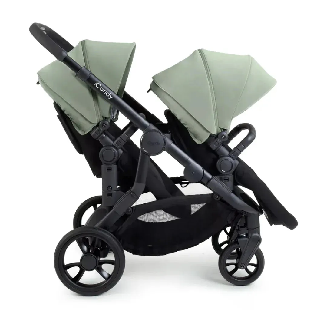 iCandy Orange 4 Twin Pushchair Bundle - Pistachio