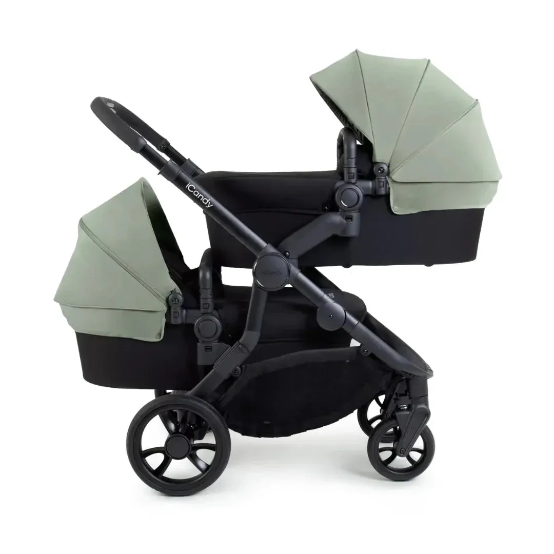 iCandy Orange 4 Twin Pushchair Bundle - Pistachio