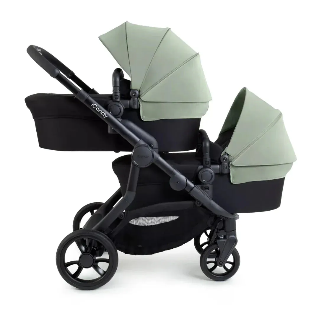 iCandy Orange 4 Twin Pushchair Bundle - Pistachio