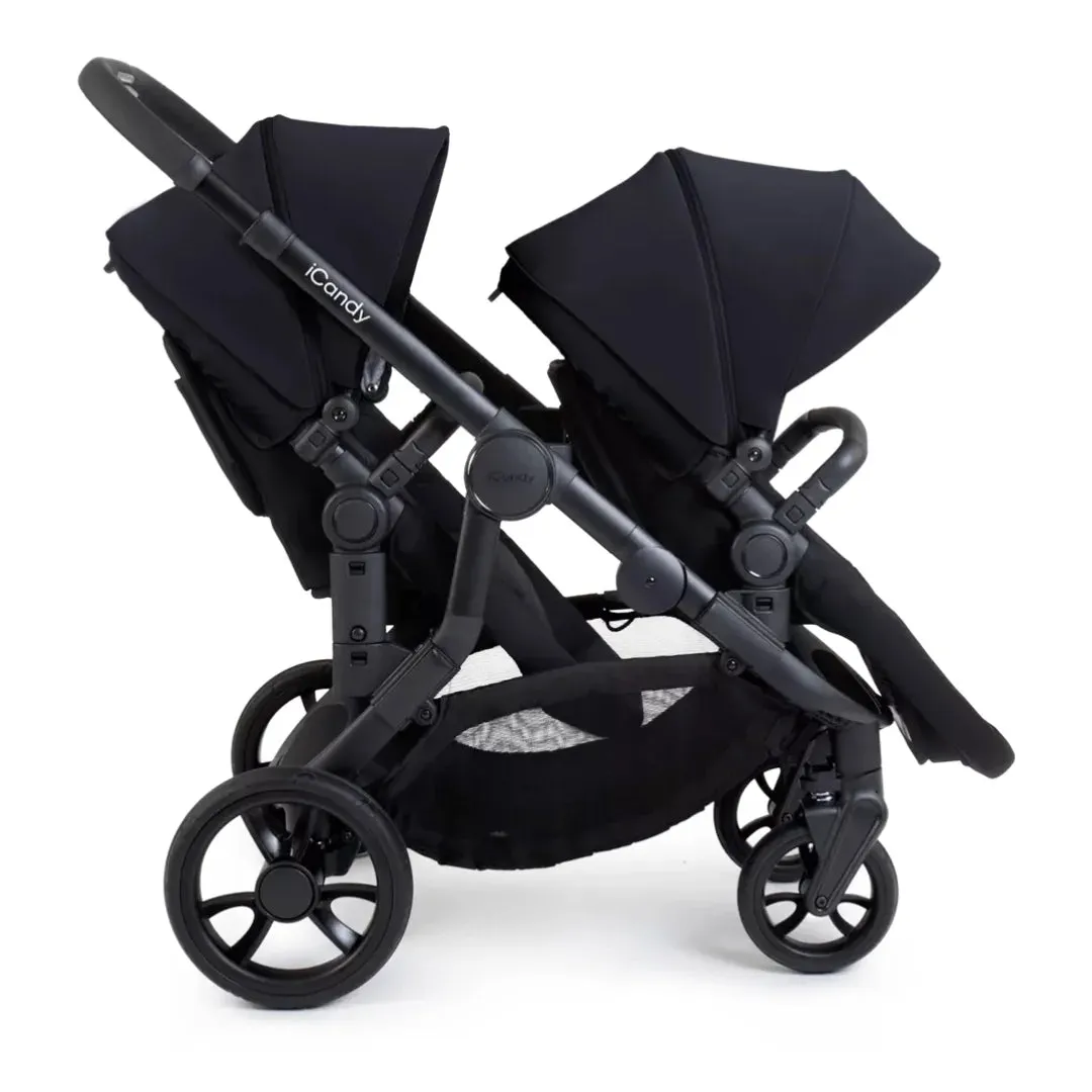 iCandy Orange 4 Twin Travel System & Car Seat - Black Edition