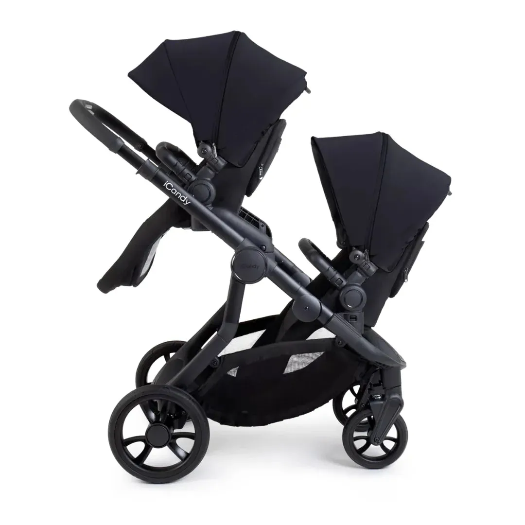 iCandy Orange 4 Twin Travel System & Car Seat - Black Edition