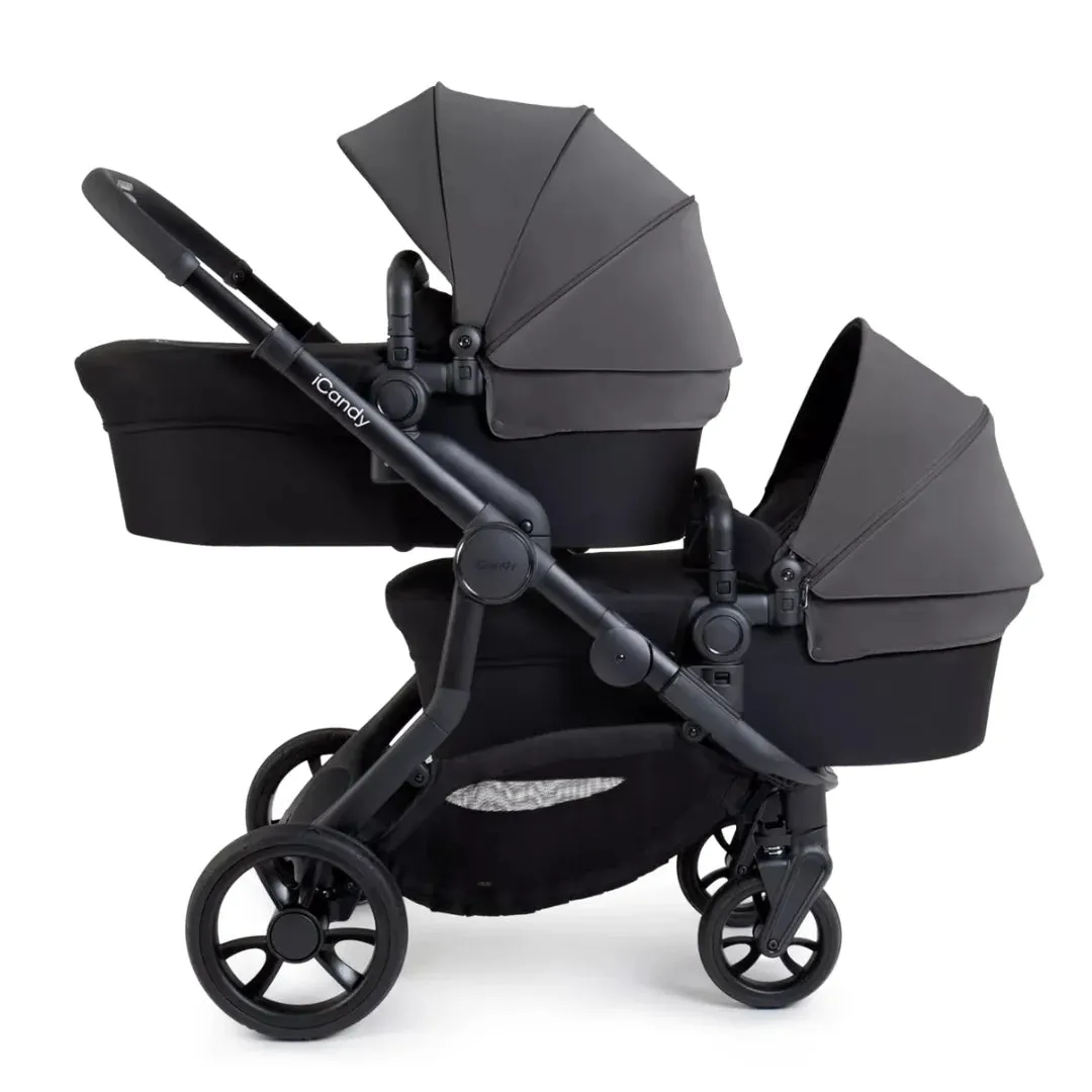 iCandy Orange 4 Twin Travel System & Car Seat - Fossil
