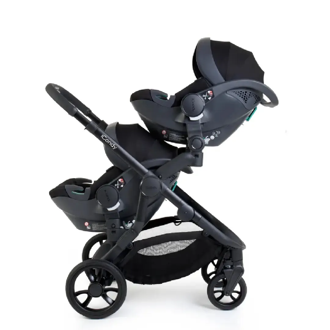 iCandy Orange 4 Twin Travel System & Car Seat - Glacier