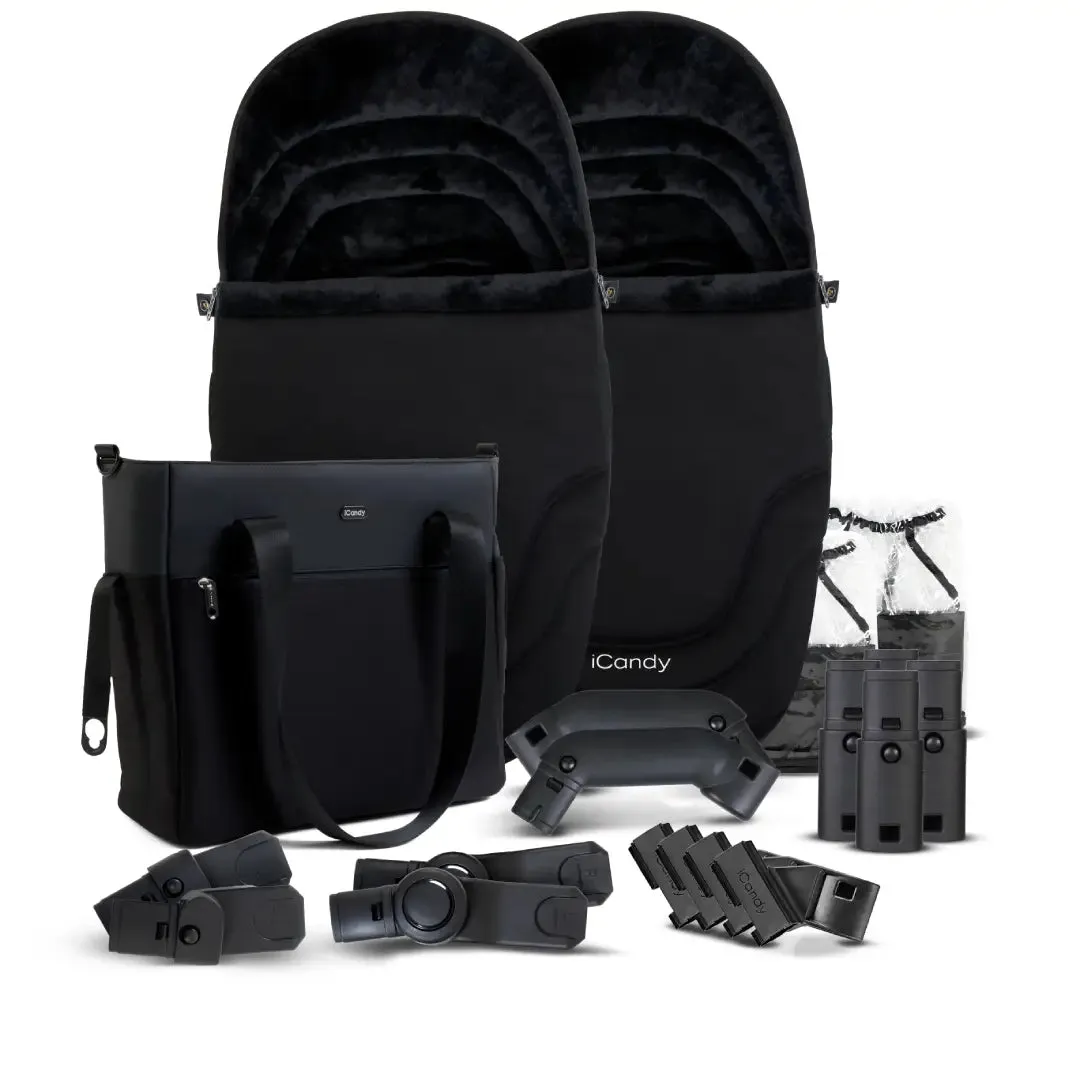 iCandy Orange 4 Twin Travel System & Car Seat - Glacier