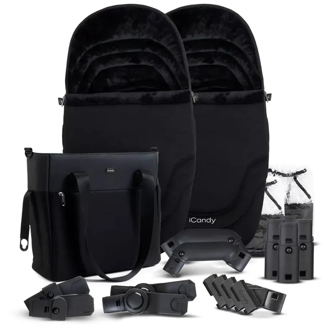 iCandy Orange 4 Twin Travel System & Car Seat - Latte