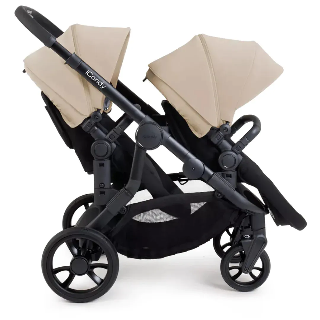 iCandy Orange 4 Twin Travel System & Car Seat - Latte