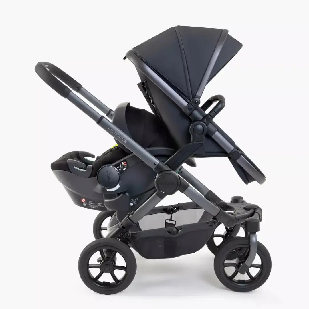 iCandy Peach 7 All-Terrain Storm Double - Complete Car Seat Bundle