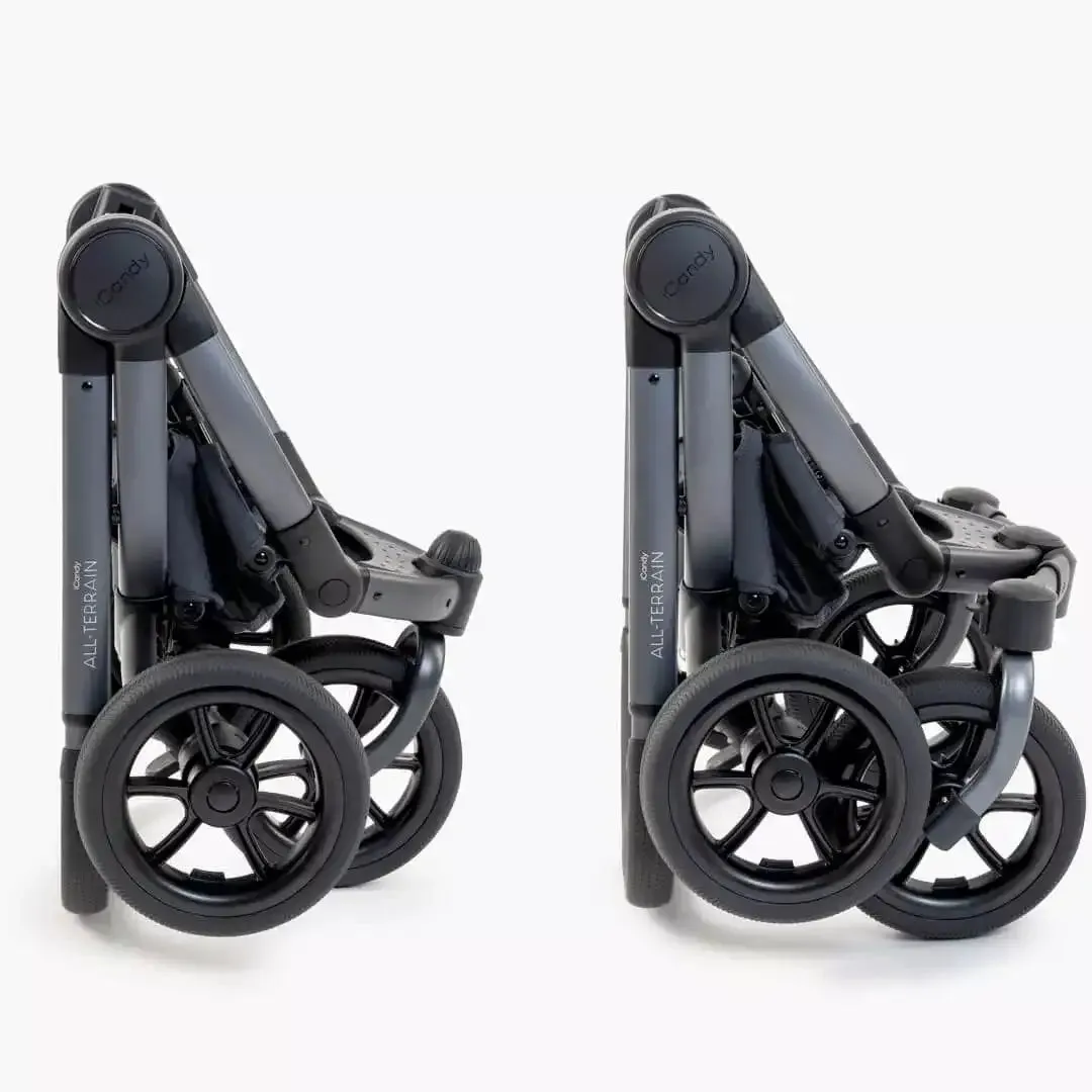 iCandy Peach 7 All-Terrain Storm Double - Complete Car Seat Bundle