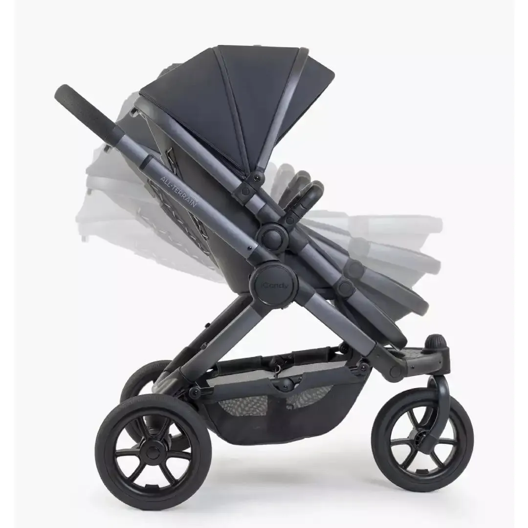iCandy Peach 7 All-Terrain Storm Single - Complete Car Seat Bundle