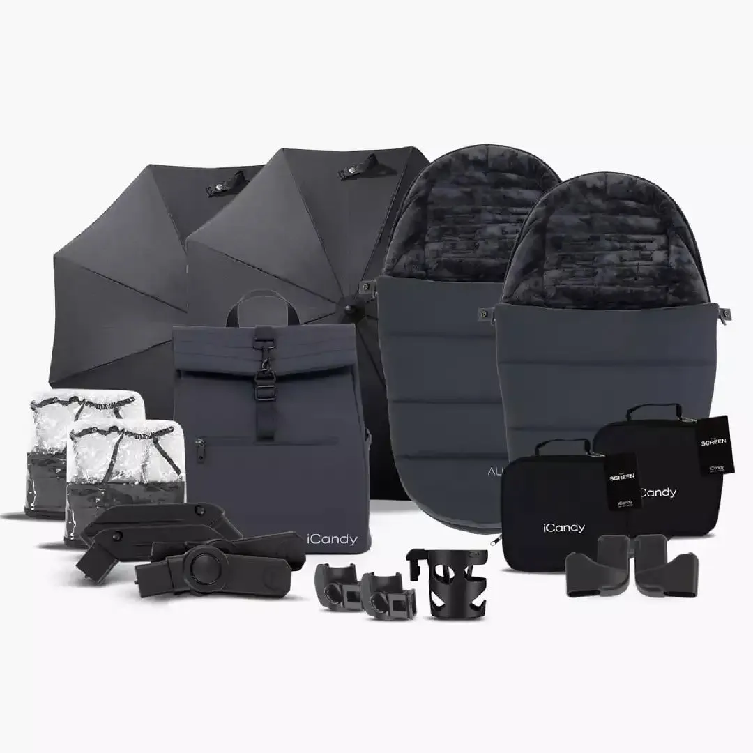 iCandy Peach 7 All-Terrain Storm Twin - Complete Bundle