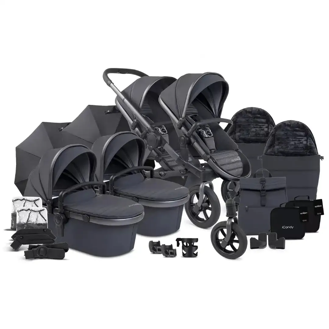 iCandy Peach 7 All-Terrain Storm Twin - Complete Bundle