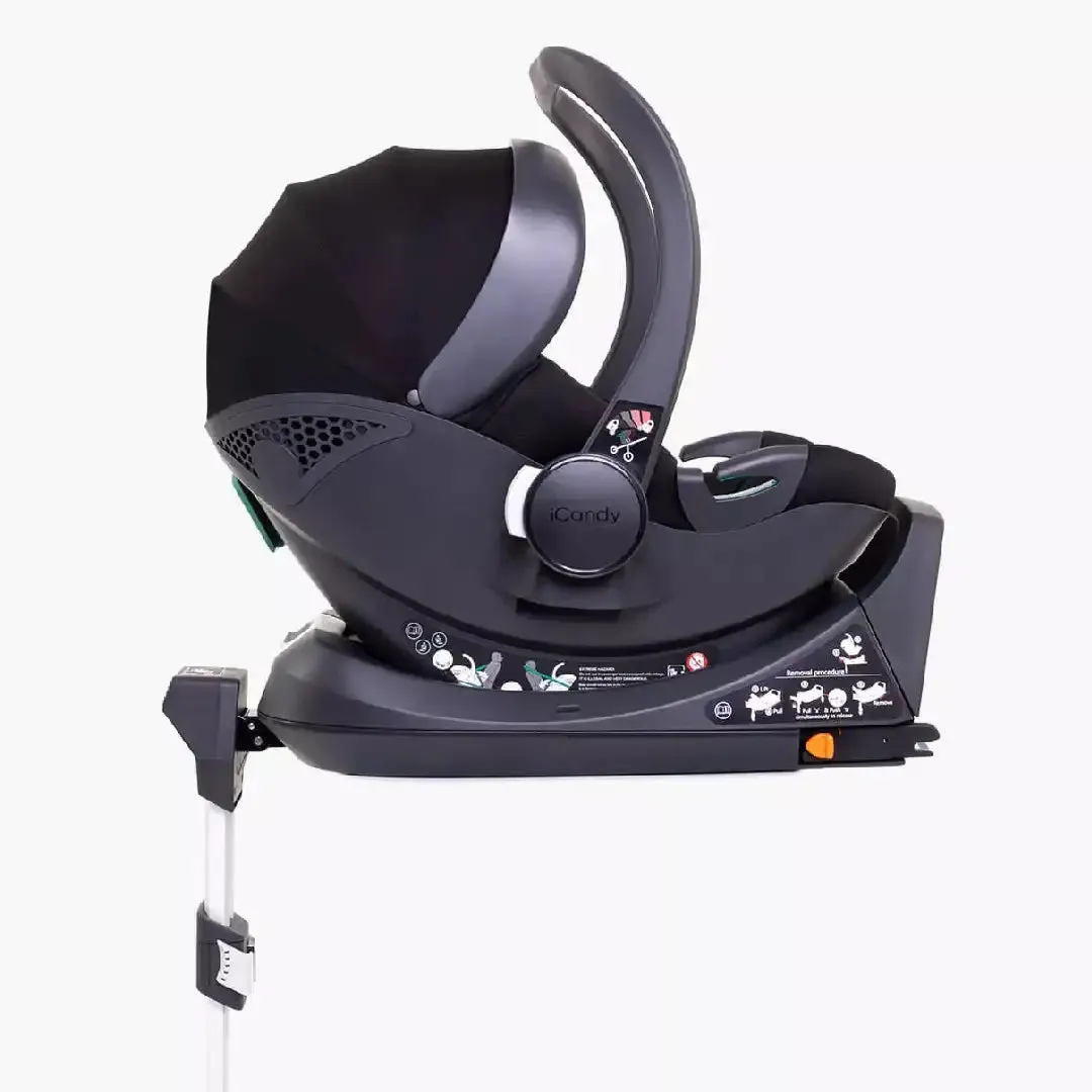 iCandy Peach 7 All-Terrain Storm Twin - Complete Car Seat Bundle