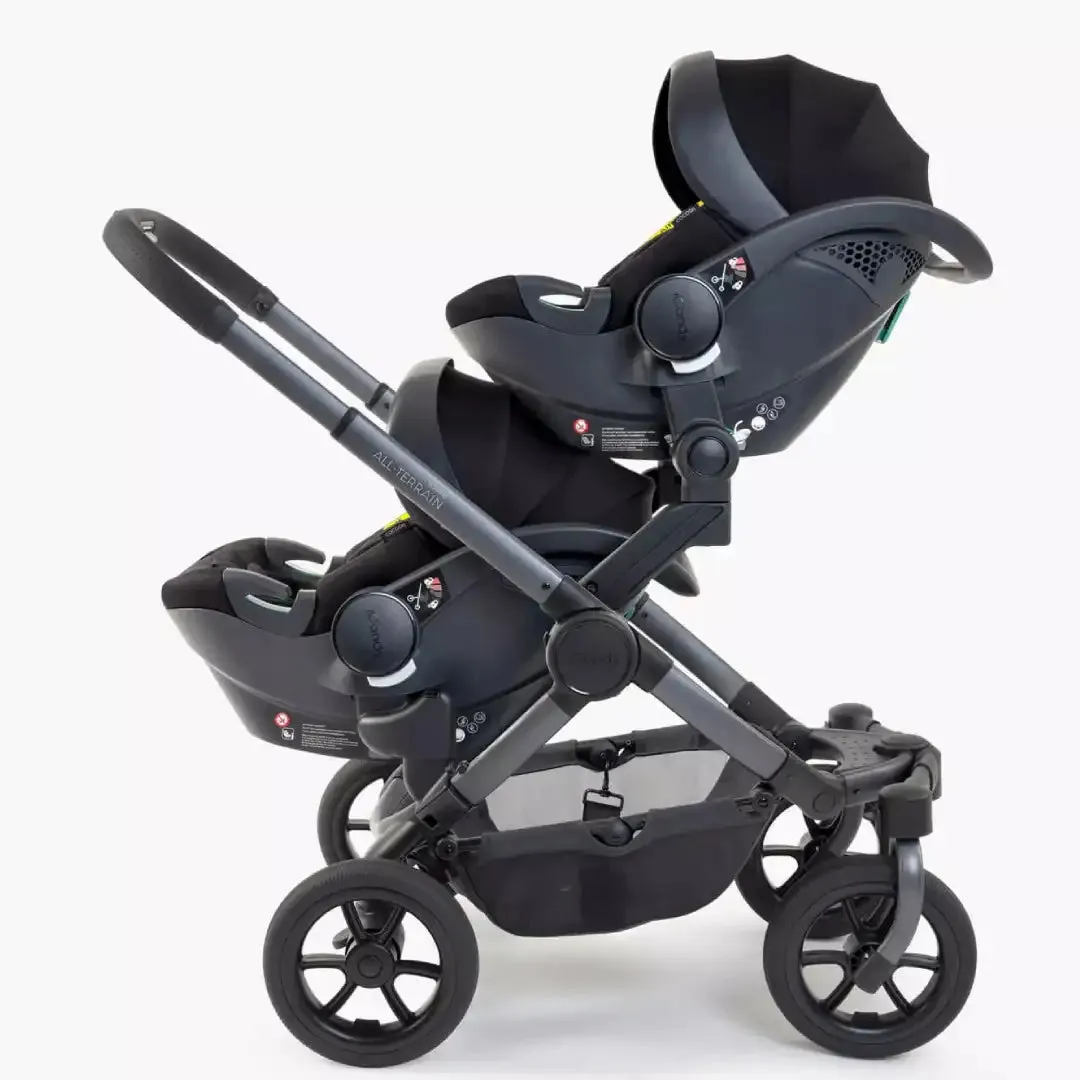 iCandy Peach 7 All-Terrain Storm Twin - Complete Car Seat Bundle