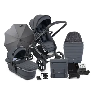 iCandy Peach 7 Complete Bundle - Phantom / Dark Grey (Granite Parasol)
