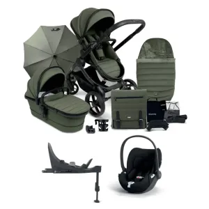 iCandy Peach 7 Complete Pushchair Bundle with Cloud T Car Seat & Base - Ivy