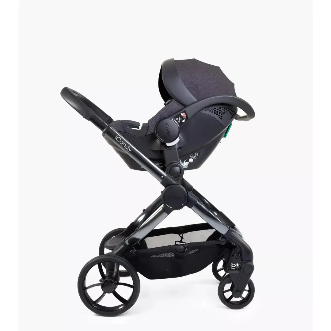 iCandy Peach 7 Complete Pushchair Bundle with Cloud T Car Seat & Base - Truffle Edition