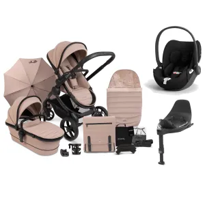 iCandy Peach 7 Cybex Cloud T Complete Travel System Bundle - Cookie